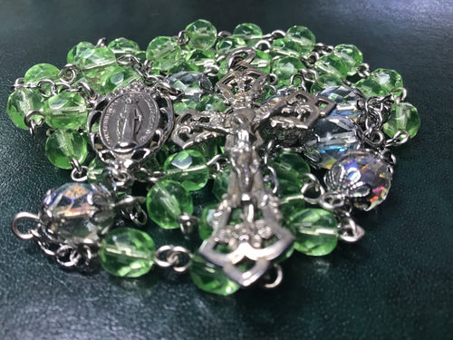 6mm Czech Glass Rosary