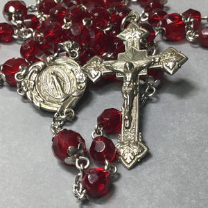 6mm Czech Glass Rosary