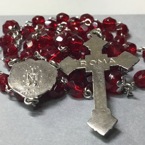 6mm Czech Glass Rosary