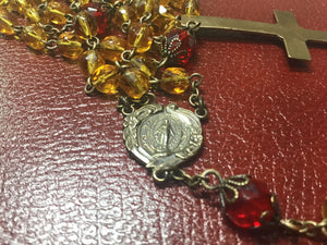 6mm Czech Glass Rosary