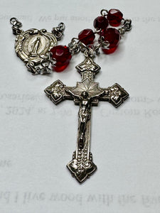 6mm Czech Glass Rosary