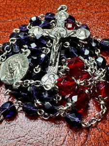 6mm Czech Glass Rosary