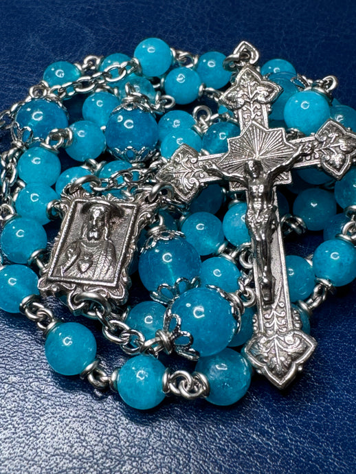 6mm Semi Precious Stone Rosary