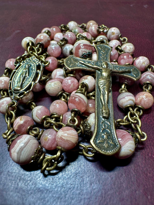 6mm Semi Precious Stone Rosary