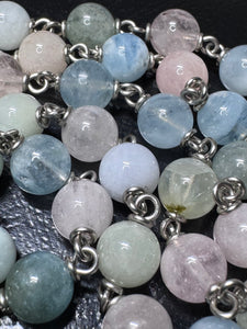 8mm Semi Precious Stone Rosary