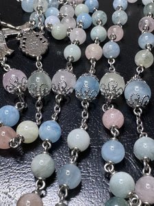 8mm Semi Precious Stone Rosary