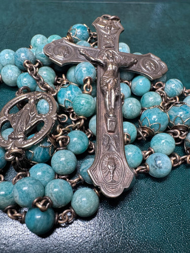 8mm Semi Precious Stone Rosary