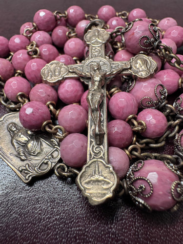 8mm Semi Precious Stone Rosary