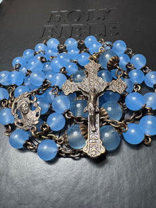 8mm Semi Precious Stone Rosary
