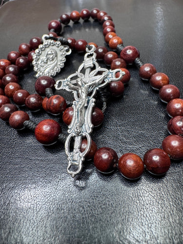 8mm Wood Rosary