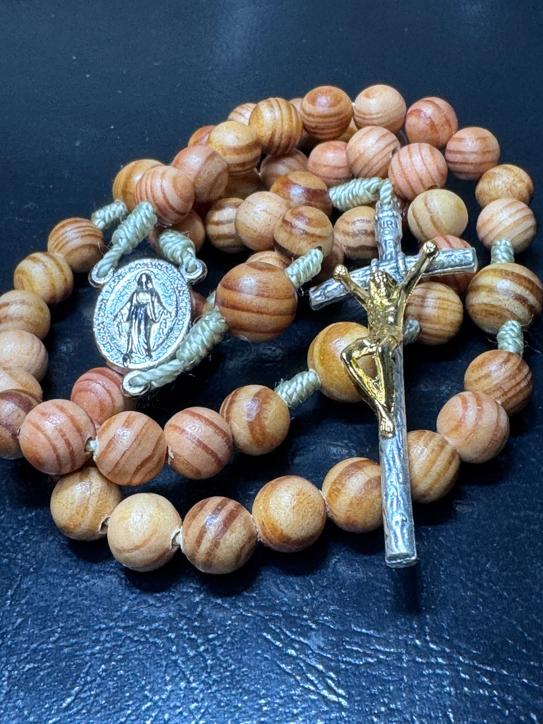 8mm Wood Rosary