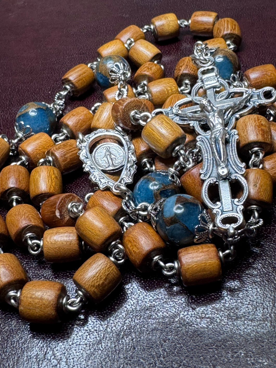 8mm Wood Rosary
