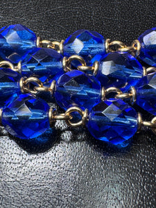8mm Czech Glass Rosary