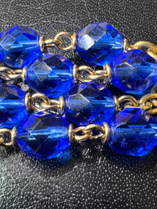 8mm Czech Glass Rosary