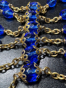 8mm Czech Glass Rosary