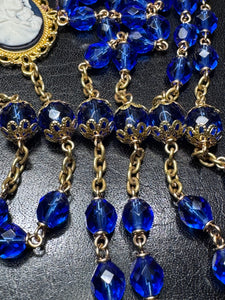 8mm Czech Glass Rosary