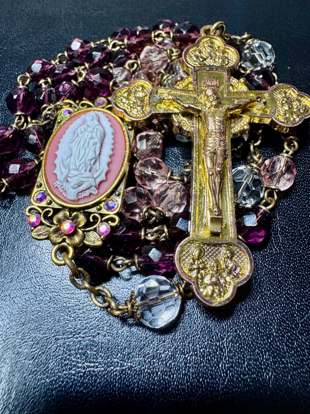 8mm Semi Precious Stone Rosary