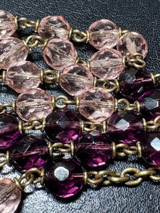 8mm Czech Glass Rosary