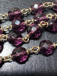 8mm Czech Glass Rosary
