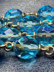 8mm Czech Glass Rosary