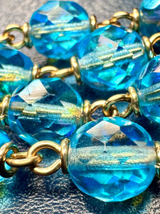 8mm Czech Glass Rosary