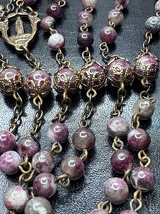 6mm Semi Precious Stone Rosary