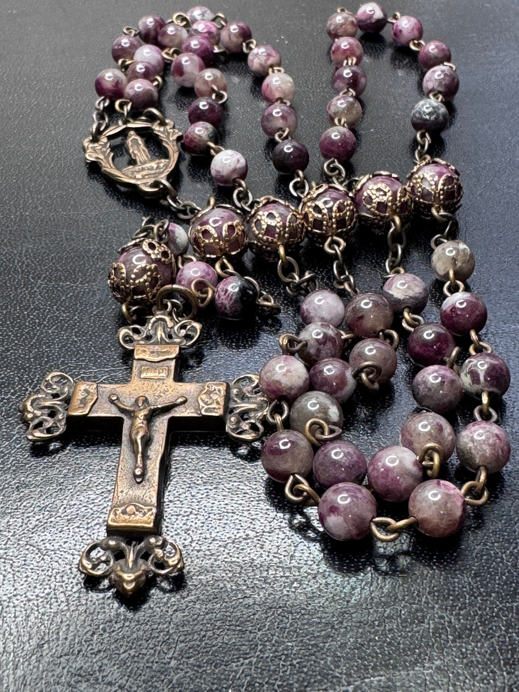 6mm Semi Precious Stone Rosary