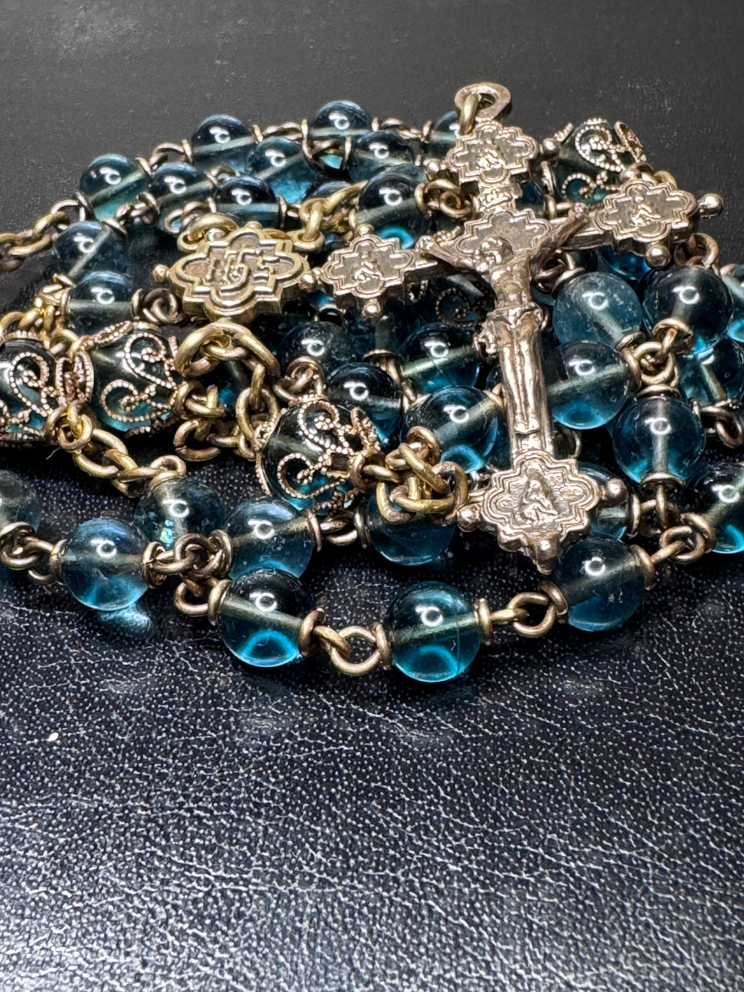 8mm Semi Precious Stone Rosary