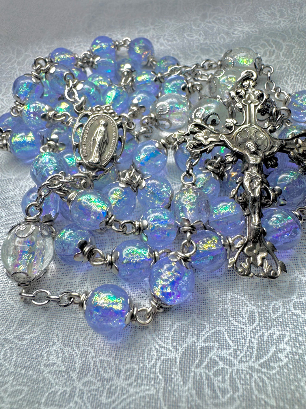 8mm Semi Precious Stone Rosary