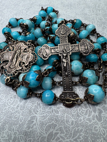 8mm Semi Precious Stone Rosary