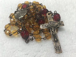 6mm Czech Glass Rosary